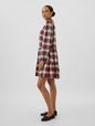 Plaid Flannel Shirtdress