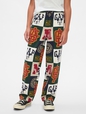 Gap × Disney Kids Vintage Soft Mickey Mouse Logo Sweatpants