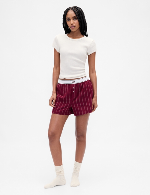 FLANNEL BOXER SHORT