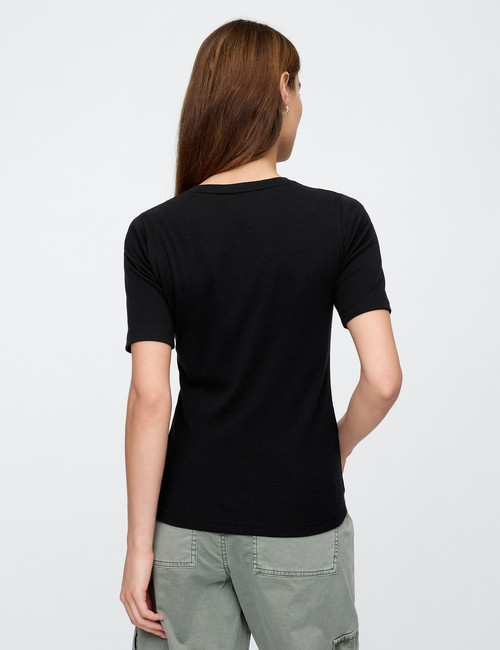 Favorite Ribbed Crewneck T-Shirt