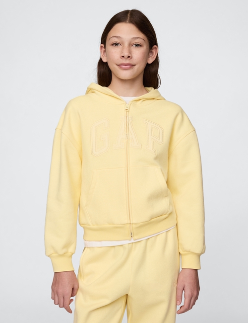 Kids VintageSoft Logo Zip Hoodie