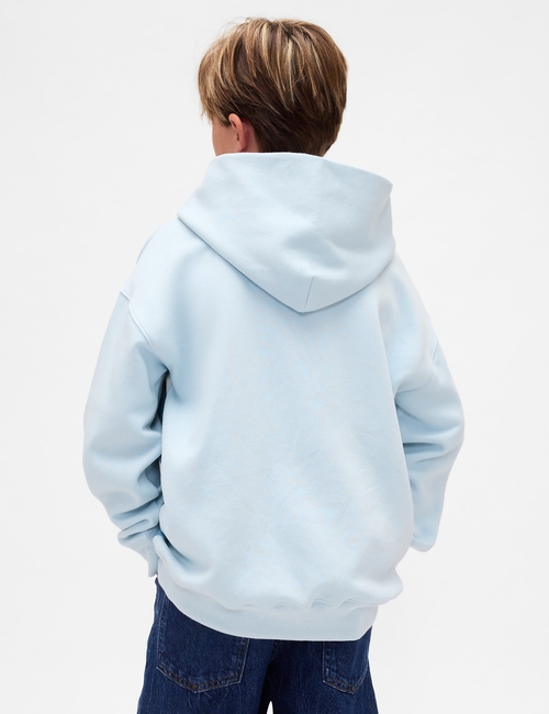 MOUNTAIN PRINT LOGO HOOD