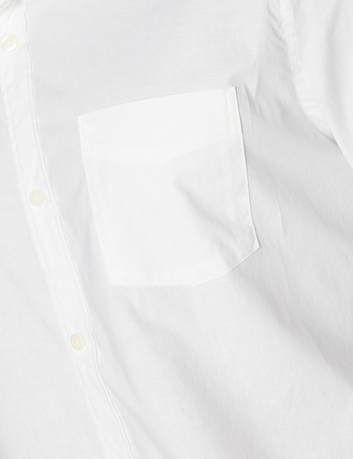 Stretch Poplin Shirt in Slim Fit