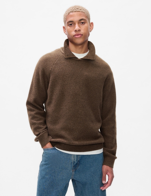 CashSoft Polo Sweater
