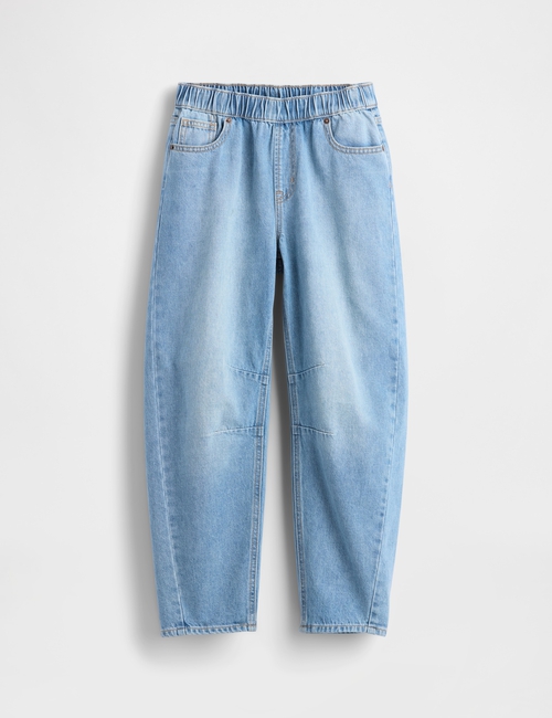 Kids High Rise Easy Barrel Jeans