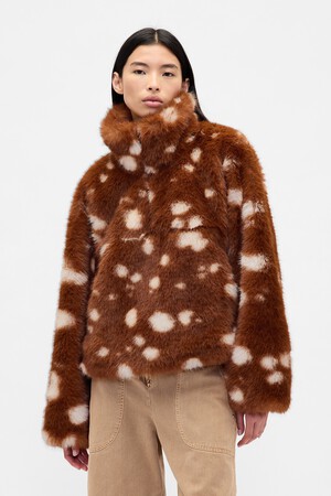 GAP X SL BAMBI FUR HALF ZIP