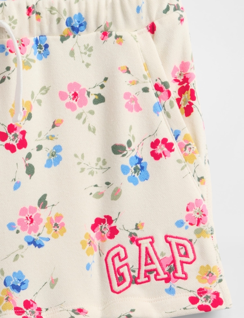 Kids Gap Logo Print Pull-On Shorts