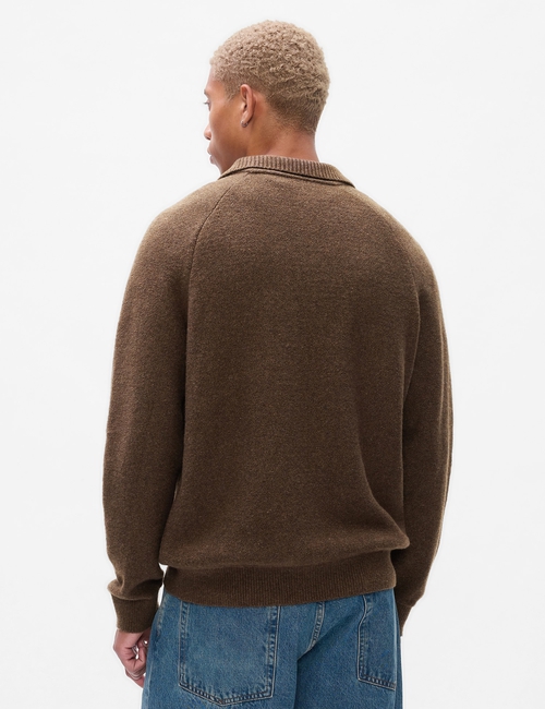 CashSoft Polo Sweater