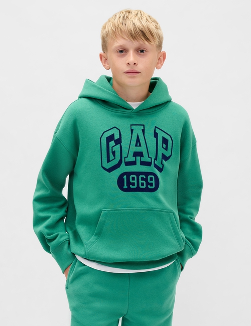 Kids VintageSoft Logo Hoodie