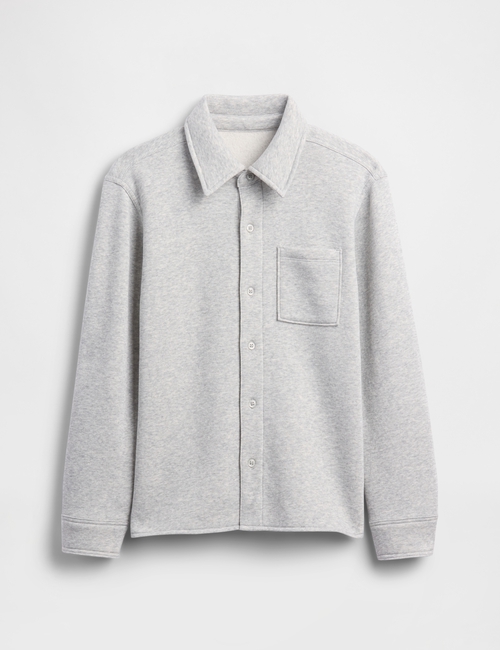 Kids Cozy Button-Front Shirt