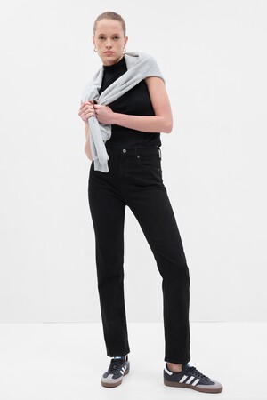 High Rise '90s Straight Jeans
