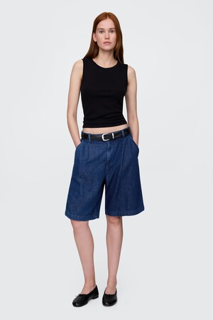 365 High Rise UltraSoft Longline Trouser Shorts