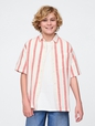 Kids Linen-Cotton Relaxed Shirt