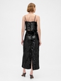 Sequin Maxi Skirt