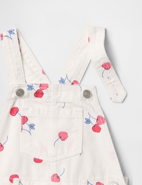 Baby & Toddler Denim Cherry Shortalls