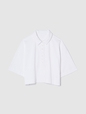 Organic Cotton VintageSoft Heavyweight Cropped Polo Shirt