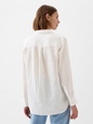 100% Linen Boyfriend Shirt