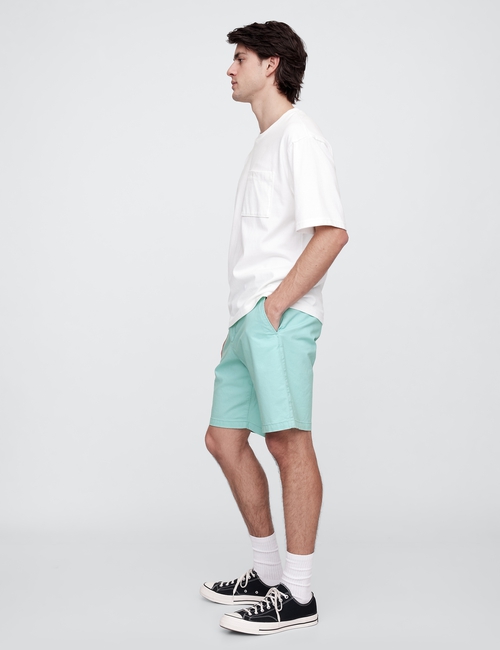 9" Essential Khaki Shorts