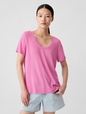 Women Linen T-shirt