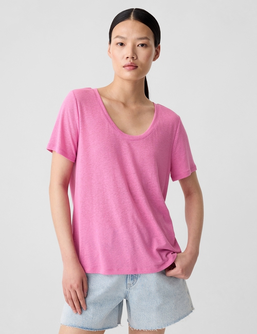 Women Linen T-shirt