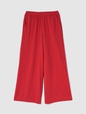Organic Cotton Heavyweight Cropped Wide-Leg Pants