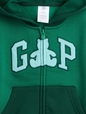 babyGap Relaxed Logo Colorblock Zip Hoodie