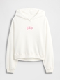 Relaxed Gap Mini-Logo Cropped Hoodie