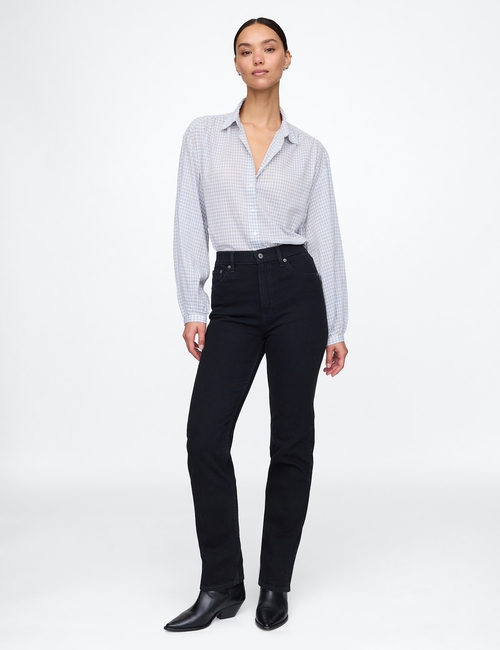 Relaxed Button-Front Shirt