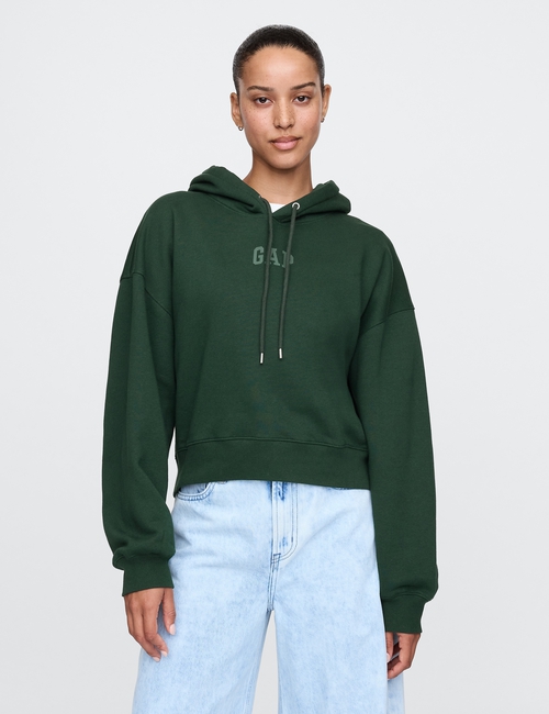Vintage Soft Cropped Hoodie