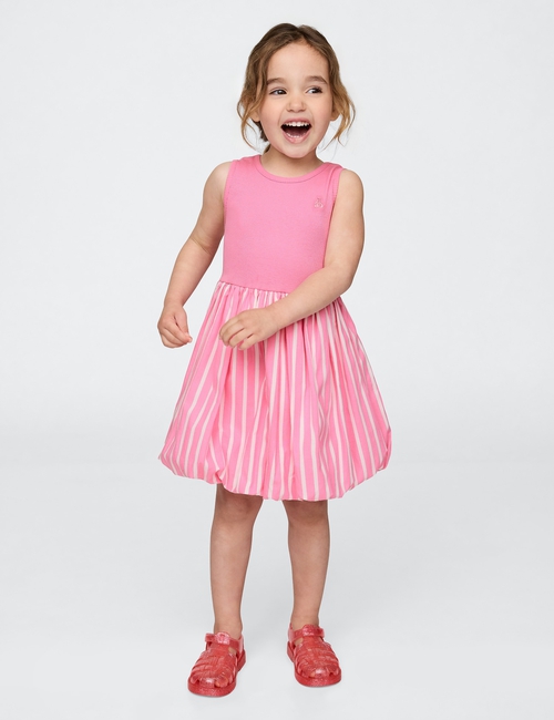 Baby & Toddler Mixed Media Bubble Dress