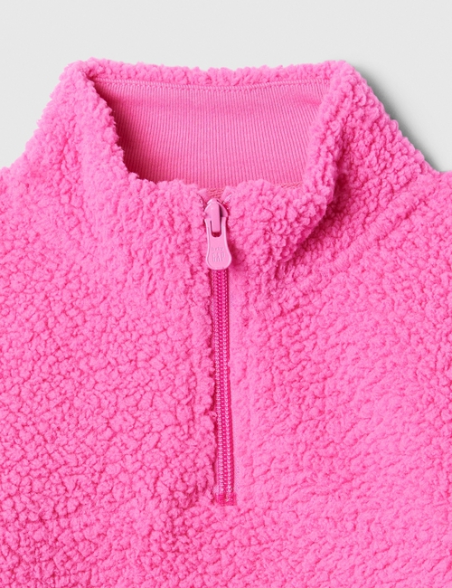 babyGap Sherpa Quarter-Zip Hoodie