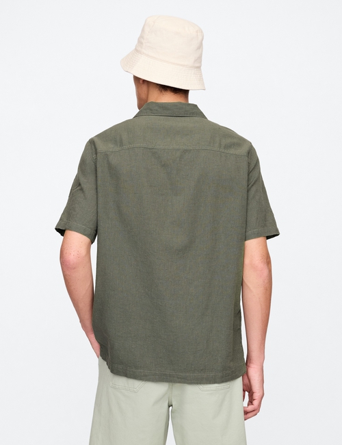 Linen-Blend Vacay Shirt in Standard Fit