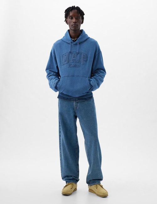 GAP × DAP Denim Logo Hoodie