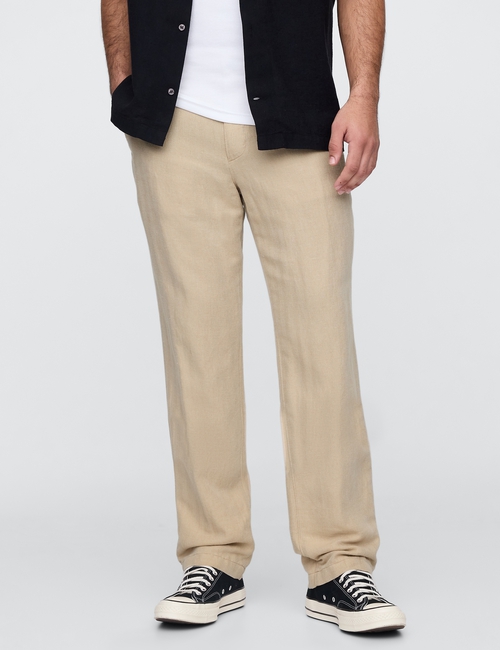 Linen-Cotton Khakis
