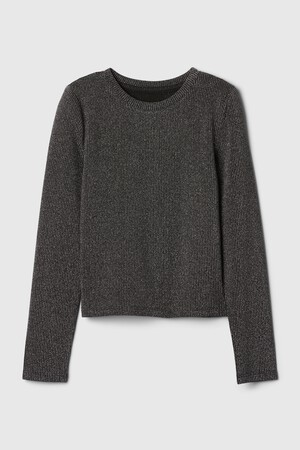 Kids Ribbed Crewneck Sweater