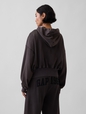 French Terry Oversized 1969 Logo Zip Hoodie