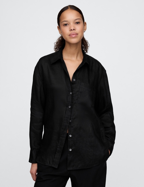 100% Linen Oversized Shirt