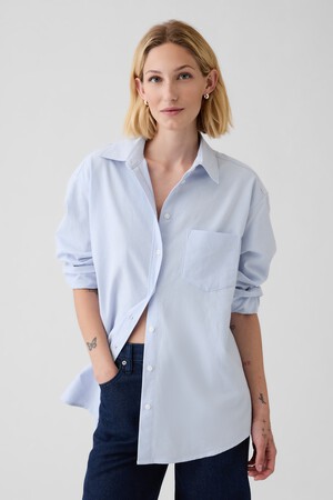 Organic Cotton Oxford Big Shirt