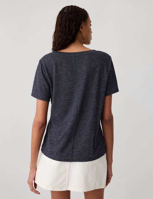 Women Linen T-shirt