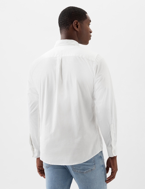 Stretch Poplin Shirt in Standard Fit