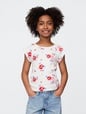 Kids Lace-Trim Pointelle T-Shirt