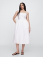 Eyelet Midi Dress