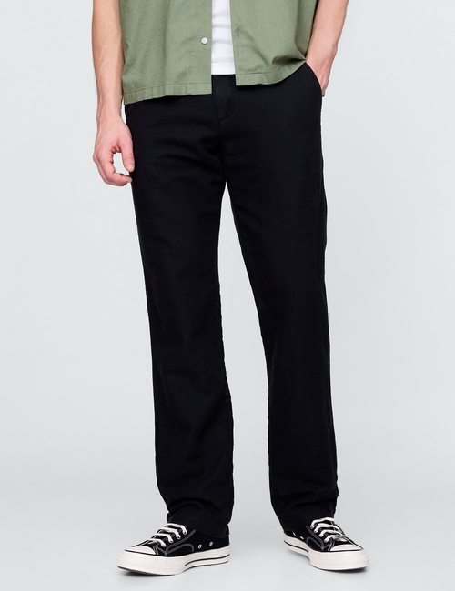 Linen-Cotton Khakis