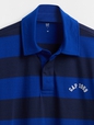 Kids Logo Stripe Polo Shirt