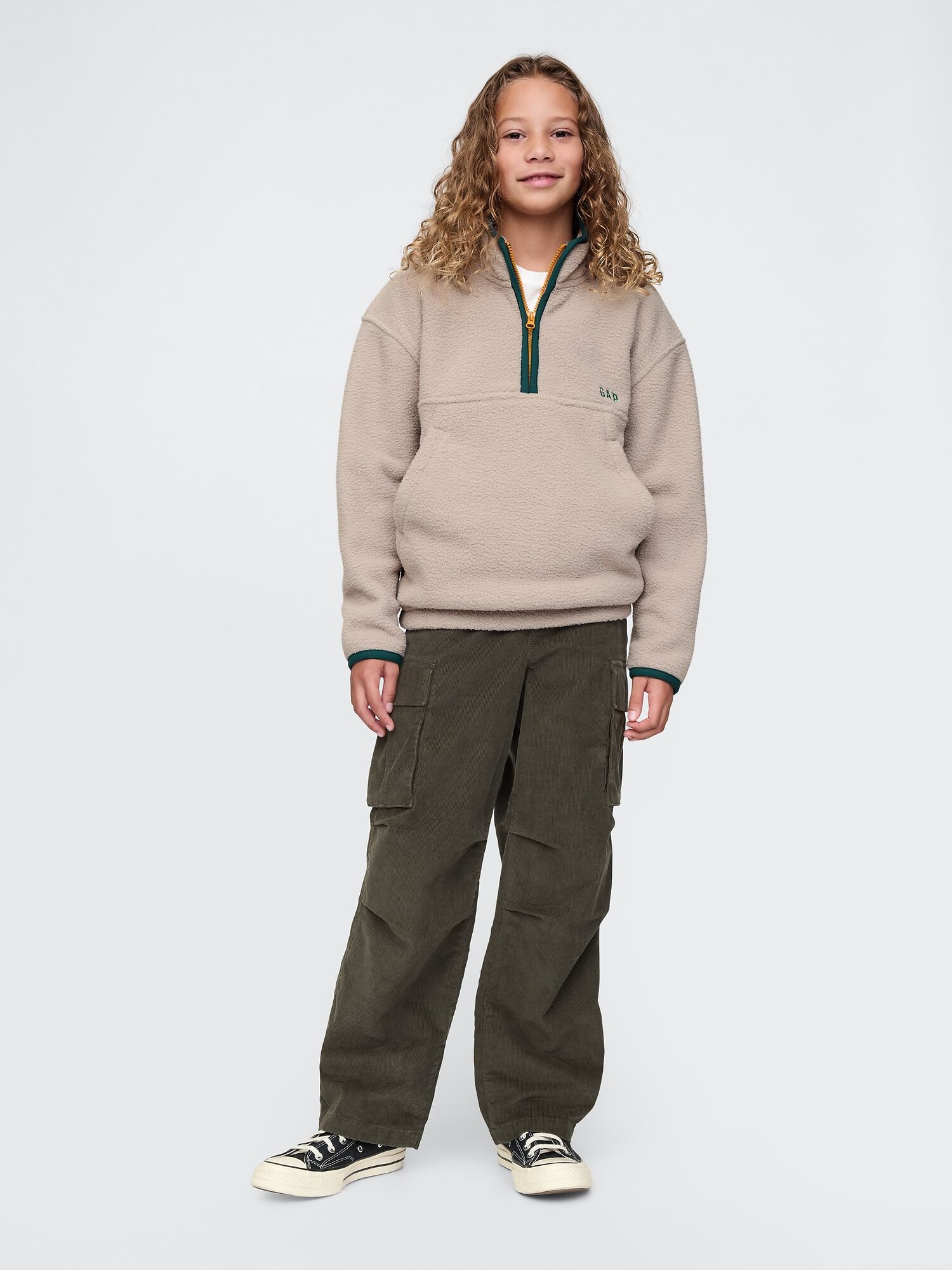 Youth sherpa pullover discount