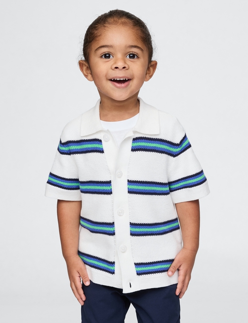 Baby & Toddler Crochet Cabana Shirt