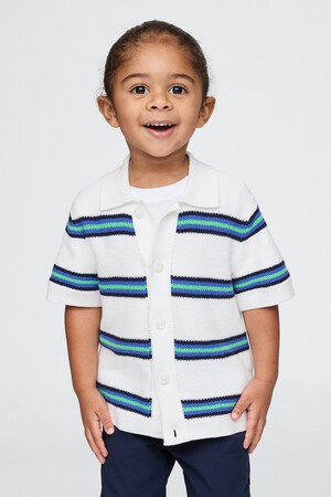 Baby & Toddler Crochet Cabana Shirt