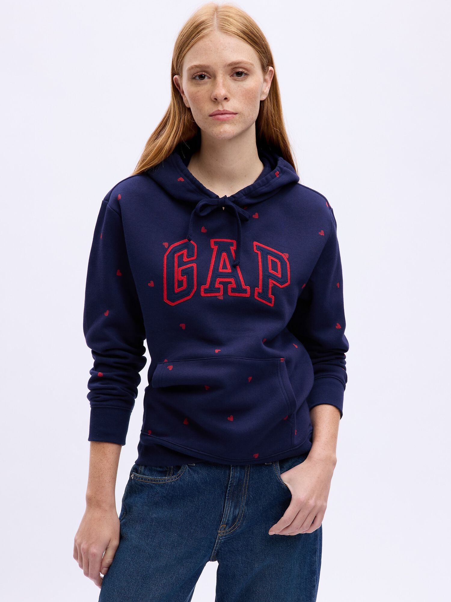 Gap logo hoodie women's shop