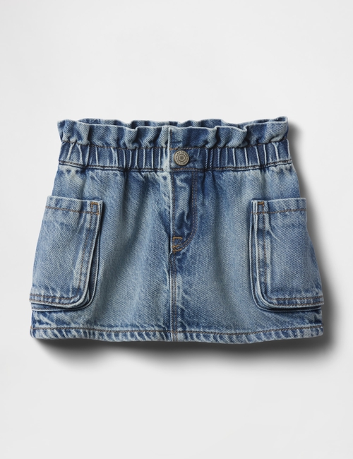 Baby & Toddler UltraSoft Denim Cargo Skort