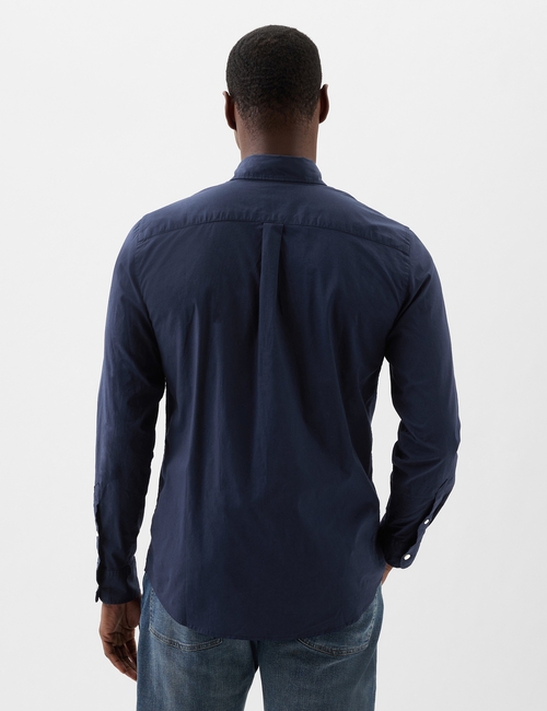 Stretch Poplin Shirt in Standard Fit